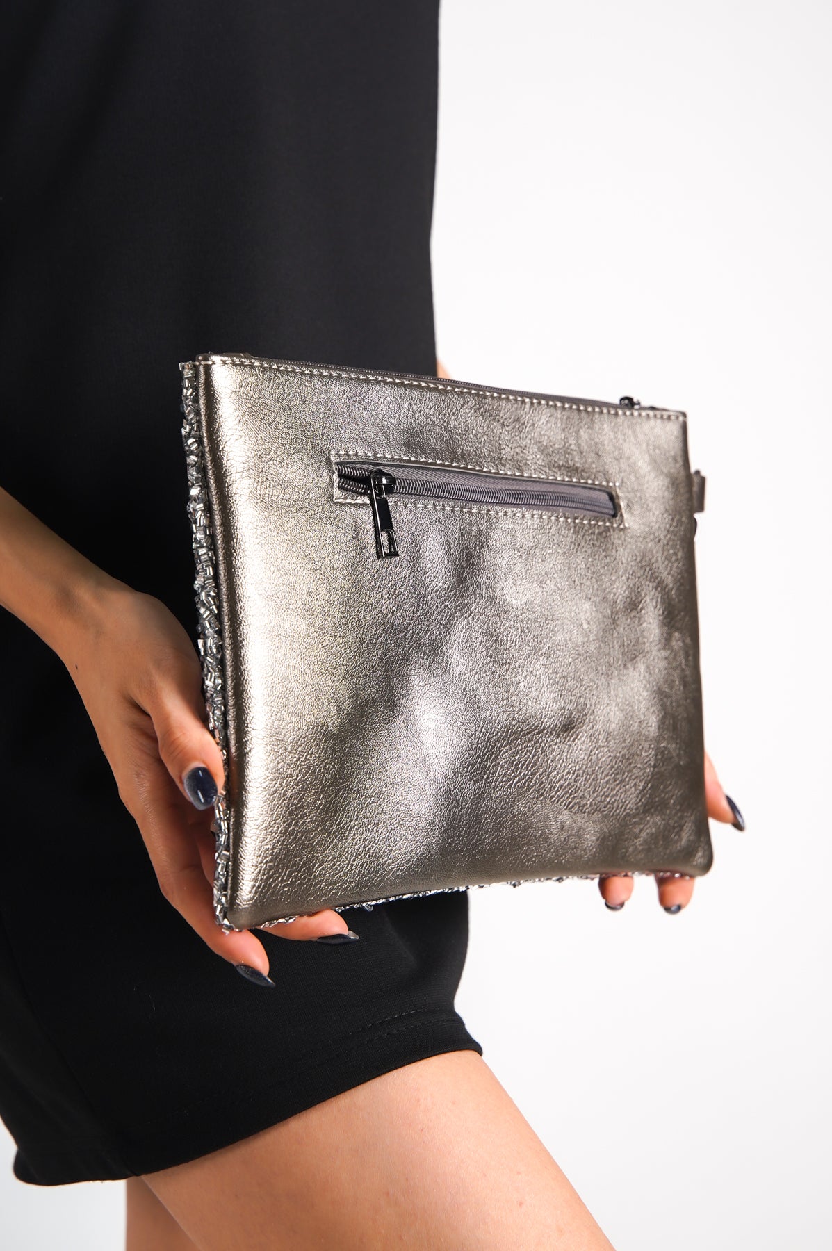 Boncuklu Paris 221 Kadın Clutch Çanta