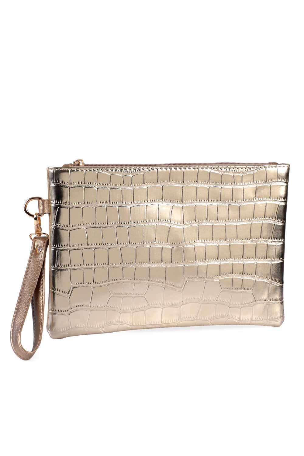 Rugan Kroko Desenli Paris 220 Kadın Clutch Çanta