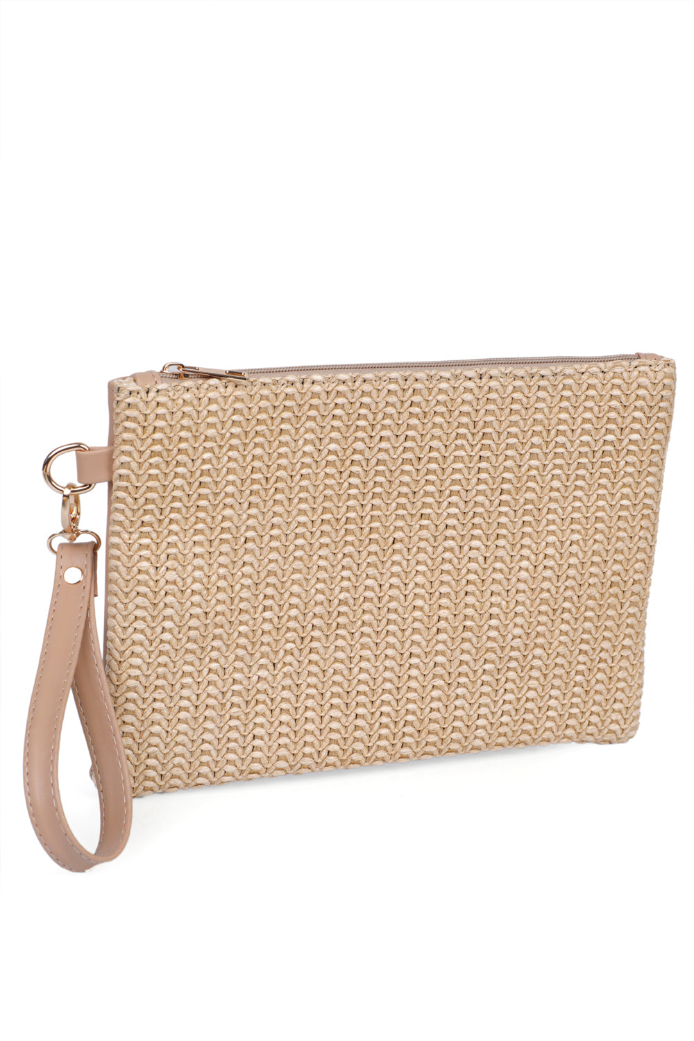 Paris Hasır Kadın Clutch Çanta