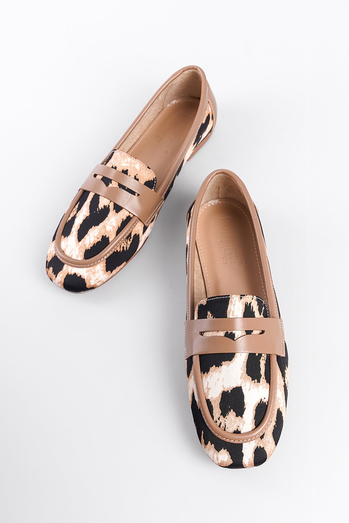 Leopar Kadın Loafer Ayakkabı