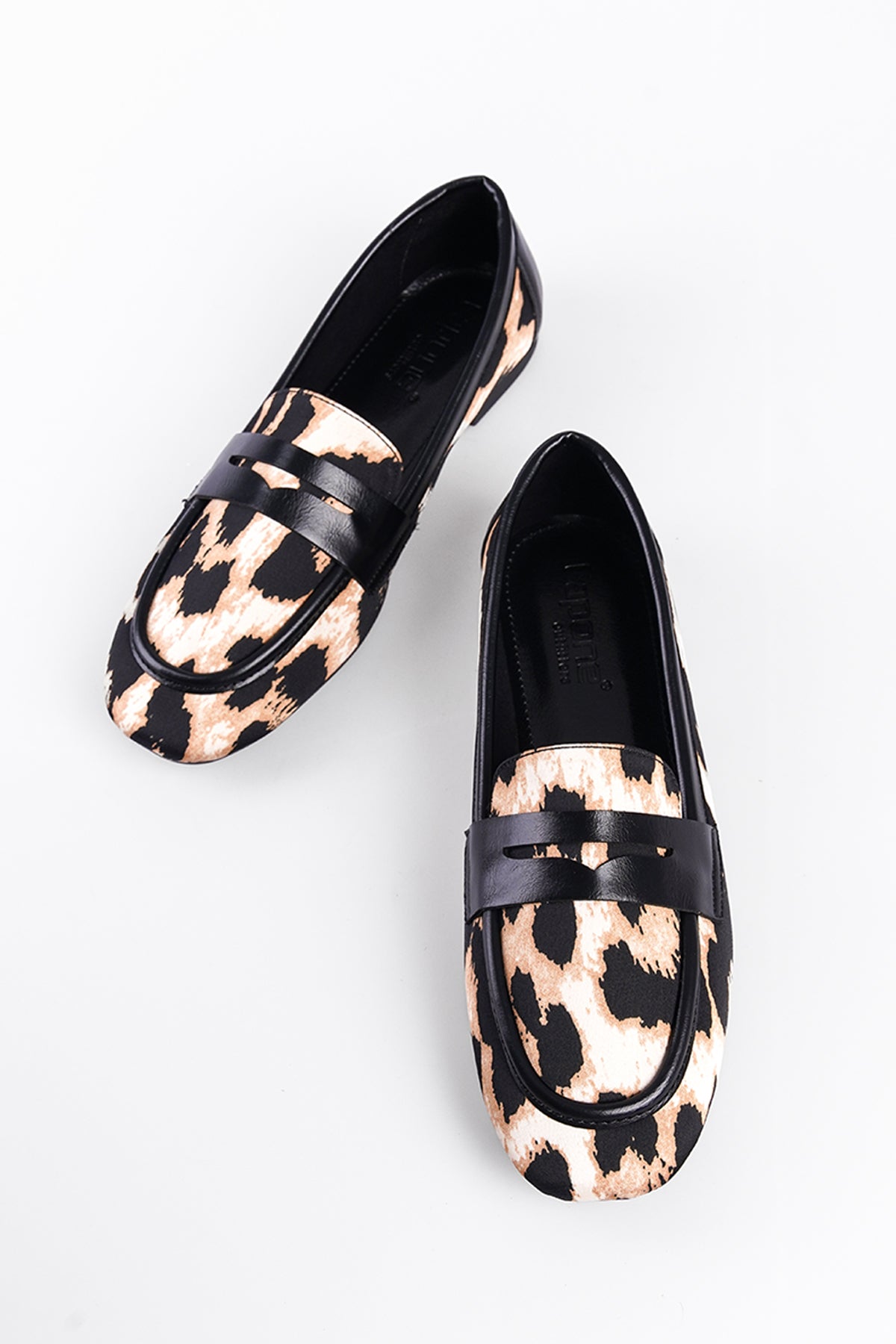 Leopar Kadın Loafer Ayakkabı